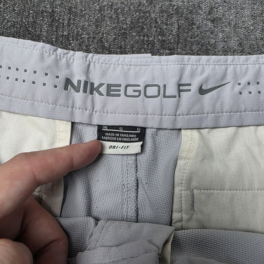 Nike Golf Cargo Shorts Mens 36 Large Gray Hiking Sports 11" Inseam Dri Fit - Picture 6 of 10